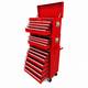 Tool Box Roller Cabinet Steel Chest 16 Drawers Red 3pc Us Pro Tools