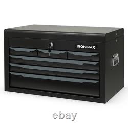 Tool Box Tool Chest 6 Drawer Steel Lockable Garage Storage Cabinet Bl