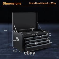 Tool Box Tool Chest 6 Drawer Steel Lockable Garage Storage Cabinet Bl