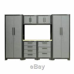 Tool Cabinet Set 24 Gauge Professional Garage Workshop Storage Drawers Worktop