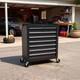 Tool Chest 7drawer Cabinet Organizer Lockable Steel Cart Casters Garage Workshop