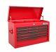 Tool Chest 9 Drawer Top Box Heavy Duty Storage Red Cabinet Hilka Garage Lockable