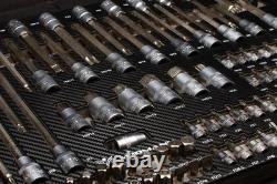 Tool Chest Box Trolley Cabinet With Tools Steel Top Workshop Storage Carrier