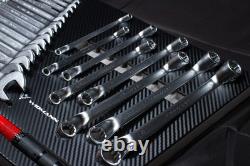 Tool Chest Box Trolley Cabinet With Tools Steel Top Workshop Storage Carrier