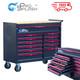Tool Chest Box Trolley Cabinet With Tools Workshop Storage Carrier 351 Tools