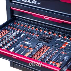 Tool Chest Box Trolley Cabinet With Tools Workshop Storage Carrier 351 Tools