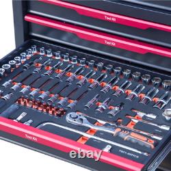 Tool Chest Box Trolley Cabinet With Tools Workshop Storage Carrier 351 Tools