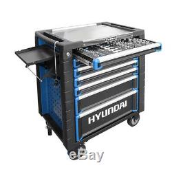Tool Chest Hyundai 291 Piece PRO 7 Drawer Castor Mounted Roller Cabinet HY292
