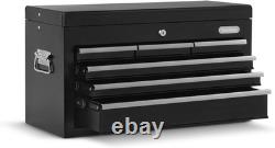 Tool Chest Portable Cabinet with Carry Handle & Drawers Metal Mechanic Hand