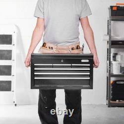 Tool Chest Portable Cabinet with Carry Handle & Drawers Metal Mechanic Hand