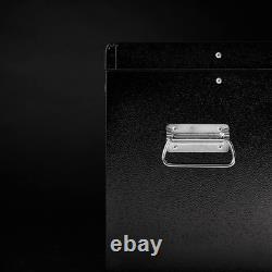 Tool Chest Portable Cabinet with Carry Handle & Drawers Metal Mechanic Hand