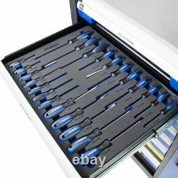 Tool Chest Roller Cabinet 305 Piece 7 Drawer Castor Mounted Stainless Tool Chest