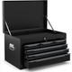 Tool Chest Steel 6 Drawer Auto Lock Portable Storage Cabinet Eva Liners Carry