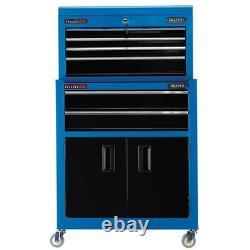 Tool Chest Tool Storage Box Roll Cab Cabinet Combo 6 Drawer Blue Draper 19563