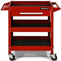Tool Rolling Cart Mechanics Toolbox Tools Organizer With Wheels Drawer Shelves