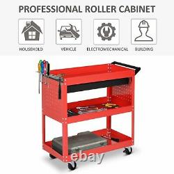 Tool Storage Cart Portable Workshop Box Trolley Cabinet Garage Drawer Wheels New