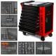 Tool Trolley Cabinet 7 Drawers With Tools Steel Workshop Storage Chest Toolbox