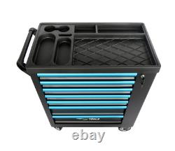 Tool Trolley Cabinet On Wheels 7 Drawers Workshop Storage Chest Toolbox