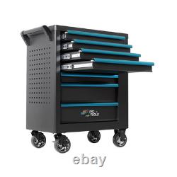 Tool Trolley Cabinet On Wheels 7 Drawers Workshop Storage Chest Toolbox