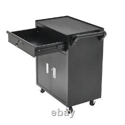 Tool Trolley Cabinet with Drawers Steel Storage Chest Carrier Tools Box Workshop