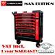 Tool Trolley Cabinet With Tools Steel Workshop Storage Chest Carrier Toolbox Red