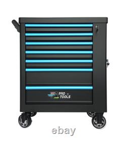 Tool Trolley With 7 Drawers On Wheels Cabinet Garage Storage Chest Toolbox