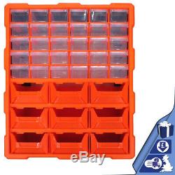 Toolbox 39 Drawer Storage Cabinet DIY Tools Organiser Case Bit Screws Bolt Multi