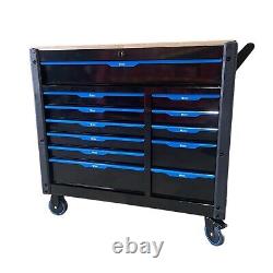 Toolbox Tool Chest Trolley Roller Cabinet With 10 Drawer Full Of Tools & Storage