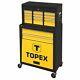 Topex Metal Tool Chest Cabinet 2 Models 6 Drawers Key Lock