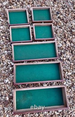 UNION 7 Drawer Engineers Cabinet Toolmakers Toolbox Tool Box 2 Keys Wood Vintage