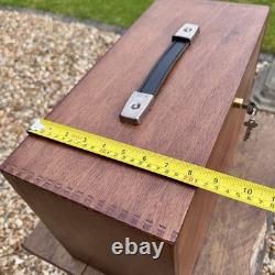 UNION 7 Drawer Engineers Cabinet Toolmakers Toolbox Tool Box 2 Keys Wood Vintage