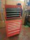Us Pro Tools Tool Box With Roller Cabinet And Ball Bearing Drawers Red