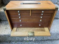 Union Engineers 7 Drawer Vintage Tool Chest/ Cabinet VGC