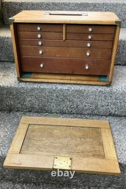 Union Engineers 7 Drawer Vintage Tool Chest/ Cabinet VGC