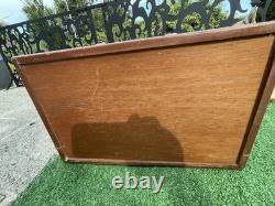 Union Wooden 5 Drawer Engineers Tool Makers Tool Box Cabinet Chest Vintage Store