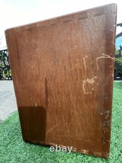 Union Wooden 5 Drawer Engineers Tool Makers Tool Box Cabinet Chest Vintage Store