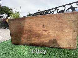 Union Wooden 5 Drawer Engineers Tool Makers Tool Box Cabinet Chest Vintage Store