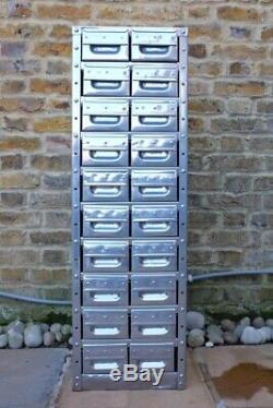 Upcycled 1940 Original Engineers Tool Drawer Cabinet
