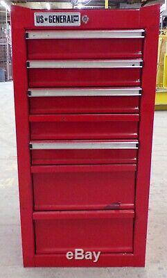 Us General Pro Tool Cabinet, 68785, 7 Drawer, 18 X 17 1/4 X 33 1/2