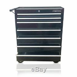 Us Pro Black Tools Steel Chest Tool Box Roller Cabinet 7 Drawers New Affordable