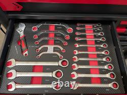 Us Pro Tool Chest Box With Tools Trays 12 Drawer Roller Cabinet 291 Pc