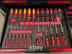 Us Pro Tool Chest Box With Tools Trays 12 Drawer Roller Cabinet 291 Pc