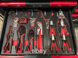 Us Pro Tool Chest Box With Tools Trays 12 Drawer Roller Cabinet 291 Pc