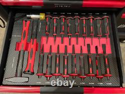 Us Pro Tool Chest Box With Tools Trays 12 Drawer Roller Cabinet 291 Pc