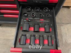 Us Pro Tool Chest Box With Tools Trays 12 Drawer Roller Cabinet 291 Pc
