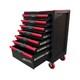 Us Pro Tool Chest Box With Tools Trays 7 Drawer Roller Cabinet 250 Pc