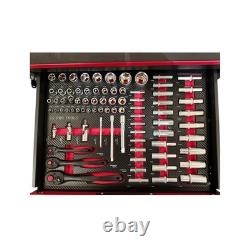 Us Pro Tool Chest Box With Tools Trays 7 Drawer Roller Cabinet 250 Pc