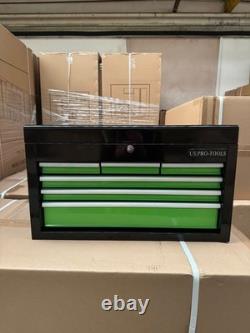 Us Pro Tools Green Black Mechanics 6 Drawers Tool Storage Chest Box Cabinet