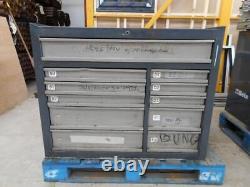 Used Beta Tool Chest / Cabinet / Tool Box 11 no Drawer 1070mm Wide no Wheels