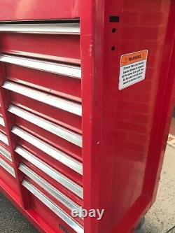 Used Clarke CBB22605K Extra Wide HD Plus 16 Drawer Tool Cabinet